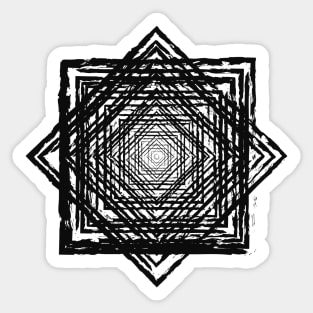 square in square Sticker